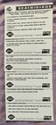  6  1996 Dairy Queen pepsi Jurassic Park  the Ride  Collector Cards Set Mint Set