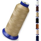Bonded Nylon Sewing Thread T70 210d 3 1400 Yard Khaki Heavy Duty For Leather
