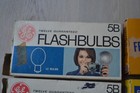 Ge General Electric Lot Of 63 Camera Flash Bulbs  29 Blue 5b   34 Clear  5 