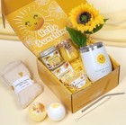 Little Box Of Sunshine Gift Basket For Women-8-piece Care Package New
