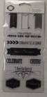 Fiskars 103480-1001 Clear Stamps Teresa Collin Ribbon Salutations 11 Pcs 