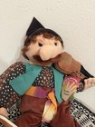 New W tags Retired Folkmanis Fiddler Puppet 23  Inch With Bow Soft Character