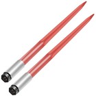 43  Hay Spear Pair - 3000 Lbs Capacity  Quick Attach Bale Spike Forks For Tracto