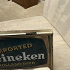 Antique Beer Sign  1969  Imported Heineken Holland Beer  Bar Pub Tavern 