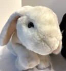 Lot Of 2 Weighted Animal Alley Bunny Rabbit Plush Toys R Us Black White Stuffed