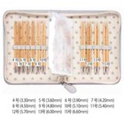 Tulip Interchangeable Bamboo Circular Needle Set Carry C Long Gray Tcc-07  702k1