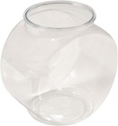 Aquarium 1gallon Fish Tank Betta Bowl Shatterproof Plastic Crystal Clear Clarity