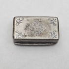 Antique Sterling Silver   800  Vinaigrette Little Box