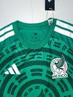 Mexico National 26 Home Fan Jersey Mens Green Adidas Soccer Training Athleisure