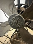 Ge Green Oscillating Fan Cat 75423 Model 52937 Brass Blades Antique Parts Only