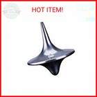 Rienar Accurate Spinning Top  Vintage Totem Zinc Alloy Silver Toy Gift