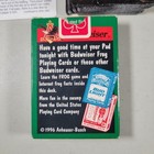 Budweiser Bull Frog Playing Cards 1996 Vintage Beer Promo Deck Usa Collectible