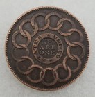 1787 Fugio Cent - Colonial Copper Coin As Shown In The Figure