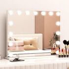 Vanity Mirror With Lights  Hollywood Lighted Makeup Mirror With 15 White