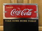 Coca-cola Sign Chalkboard Soda Button Drink Bottle Cap Vintage Style Wall Decor