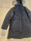 North Face Arctic Dryvent Parka Jacket Womens Xl Nf00cc13 Black Fur Hood Down