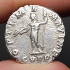 Emperor Commodus Denarius 186ad Ancient Roman Empire Silver Coin Jupiter