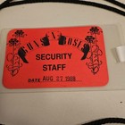 August 27  1988 Guns N  Roses Security Laminate   Lanyard