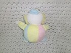 Vintage Eden Plush Clown Rattle Pastel Terrycloth Nursery Toy 7 5 Inches