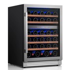 Ca lefort 24  Dual Zone Wine Cooler 52 Bottles 40   64  f With Racks lights door