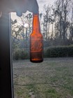 Rare O W Hartness And Sons Cut Beer Amber Bottle Columbia South Carolina 6 Oz Em