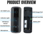 Smart Wireless Wifi Ring Doorbell Security Intercom Video Camera Door Bell Chime