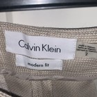 Calvin Klein Modern Fit Beige Twill Dress Pants Women s 2 Straight Flat Front