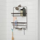 Large Bathroom Shower Caddy Bronze Rust-resistant Steel Organizer
