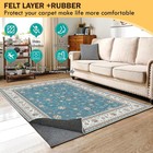 Waterproof Rug Pad  3x5 Ft Under Area Rug Carpet Pad  Non Slip Felt Rug Pads    