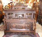 Exquisite French Antique Britany Queen Size Bed