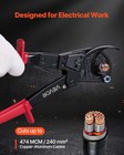 Vevor Ratcheting Cable Cutter For Cutting Copper Aluminum 474 Mcm   240 Mm  