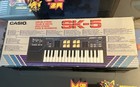Vintage Casio Sk-5 Sk5 Portable 32 Key Sampling Keyboard W  Box  Tested Works 