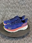 Hoka Clifton 9 Running Shoes Women s Size 7 Evening Sky   Coral