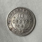 1941 C Newfoundland Canada 10 Cents Dime Km  20 Circulated Coin B13