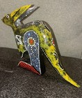 Beautiful Aboriginal Hand Painted Wood Boomiri Kangaroo Figurine Australia