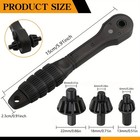 Heavy Duty Cast Iron Drill Chuck Wrench With Ratchet For Fast Bit Changing