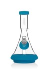 Grav   Deco Beaker In Silicone  Teal  9    Water Pipe  Bubbler  Authorized Dealer 