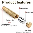 30-30win Cartridge Red Dot Laser Brass Bore Sighter Calibrator With 6 Batteries