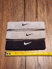Nike Head Band Sports Tennis Athletic Nba Gray black Lot  3 