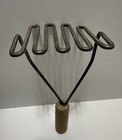 Vintage  Wooden Handle Potato Masher Primitive Farmhouse