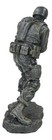 Military Infantry Soldier Charging With Rifle Figurine Us Army War Patriot Hero