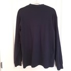 Rasco Fr Men s Long Sleeve Henley T-shirt In Navy Blue Cat 2    Size L