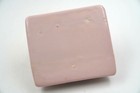 Vintage Light Pink Pottery Planter Pair Of Baby Shoes W buttons 4 5 8  X 2 7 8 