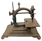 Rare Antique 1800 s Guhl   Harbeck Original Express Chain Stitch Sewing Machine