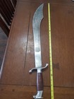 Vintage Spanish Mexican Machete Sword Knife W  Eagle Handle Intricate Detailing