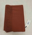 Tartan Blanket Co 100  Lambswool Blanket Scarf In Acorn Melange Brand New