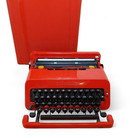 Olivetti Valentine Typewriter Red Case Vintage Rare Used Untested