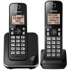 Panasonic Kx-tgc352b Black 2-handset Expandable Cordless Phone System  no Box 