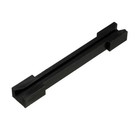 Uxcell 20pcs Horizontal Mounting Pcb Circuit Board Slot Guide Rail Black