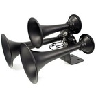 Hornblasters Rhino 3-chime Stealth Black Train Horn - 12 Volt